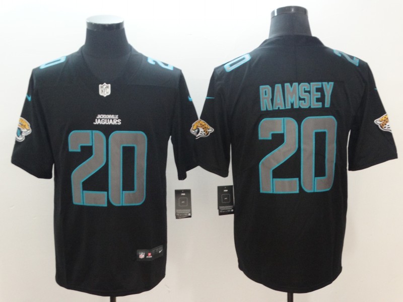2018 Men Jacksonville Jaguars #20 Ramsey Nike black limited NFL jerseys->san jose sharks->NHL Jersey